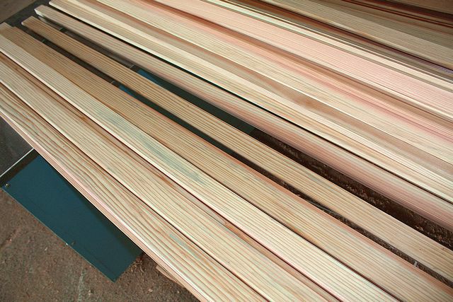 【訳あり】杉｜幅木・見切り｜1本｜無節｜【幅:41mm×厚さ:17mm｜１９８５㎜】