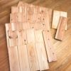 【訳あり】｜【端材セット】｜杉フローリング｜無節・節有り｜【幅:130mm×厚さ:15mm】